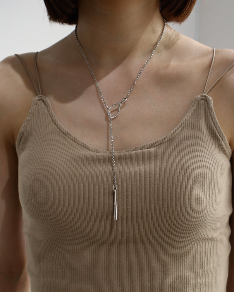 nuance chain Y shape necklace