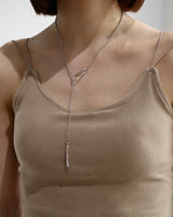 nuance chain Y shape necklace