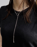 nuance chain Y shape necklace