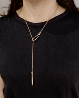 nuance chain Y shape necklace