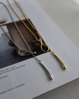 nuance chain Y shape necklace