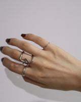 shiny entangle ring