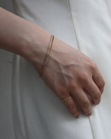 double thin line bracelet