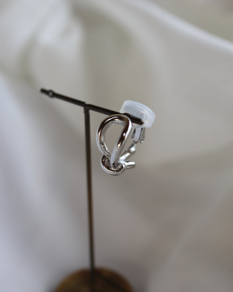 knot hoop earring