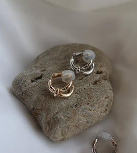 knot hoop earring