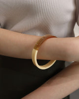 thin bi-color buffalo bangle