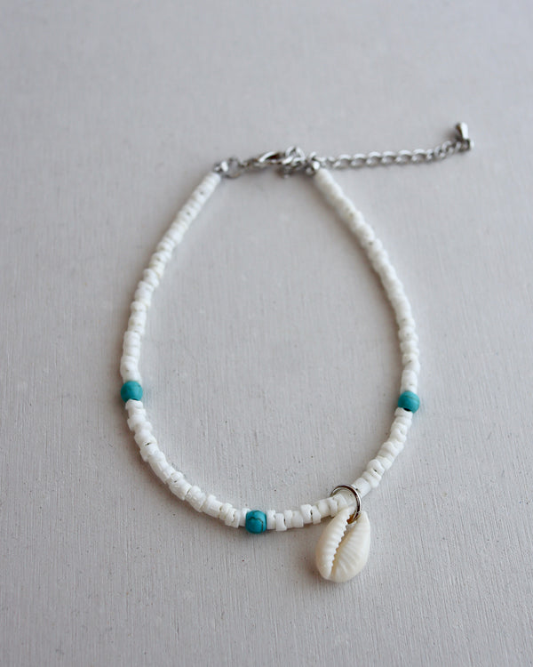 shellfish stone anklet