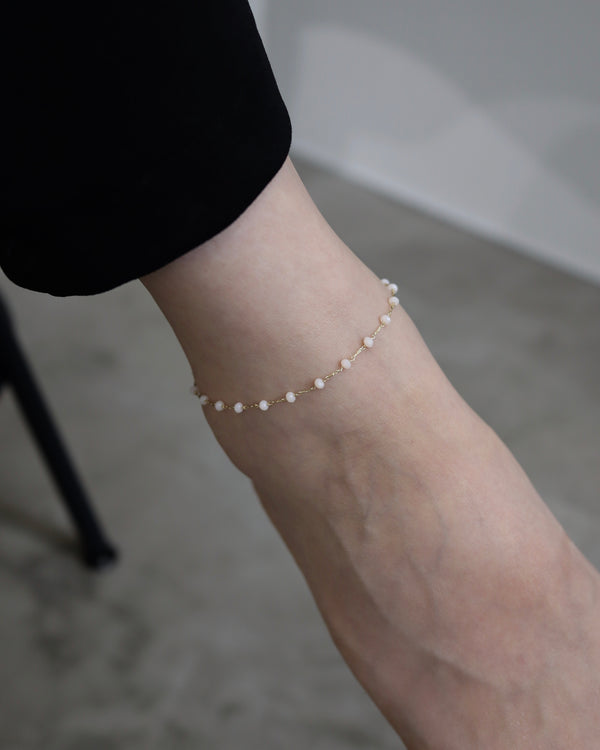crystal chain anklet & bracelet