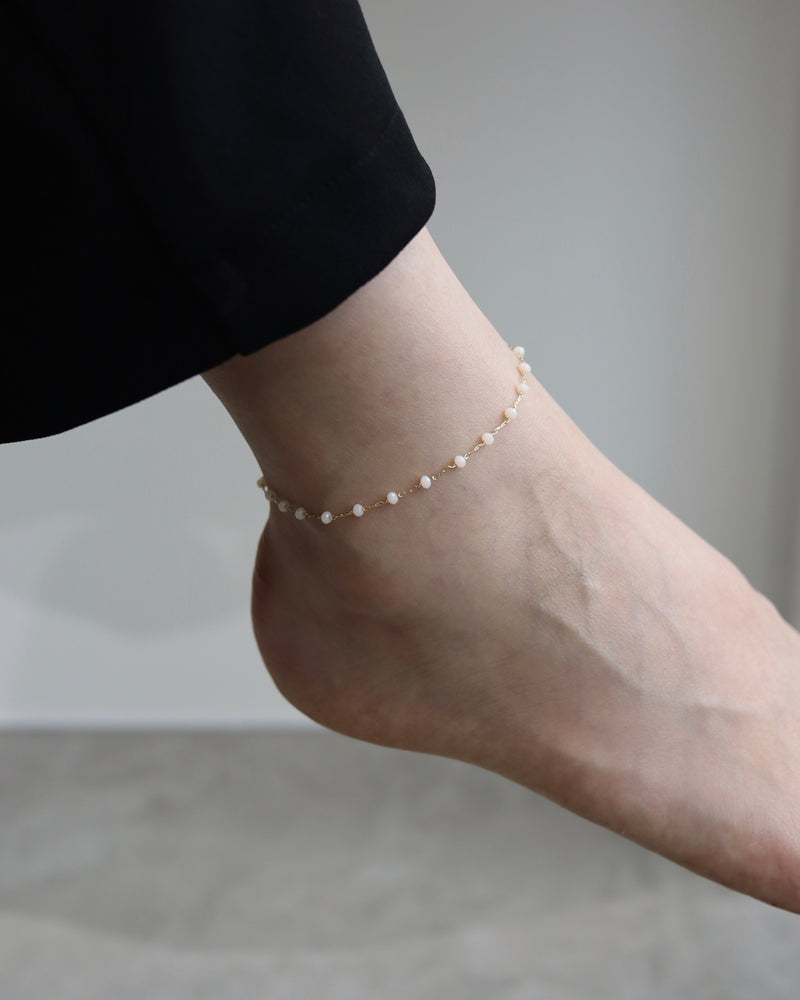 crystal chain anklet & bracelet