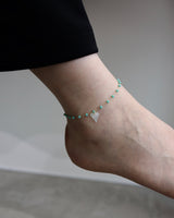 crystal chain anklet & bracelet