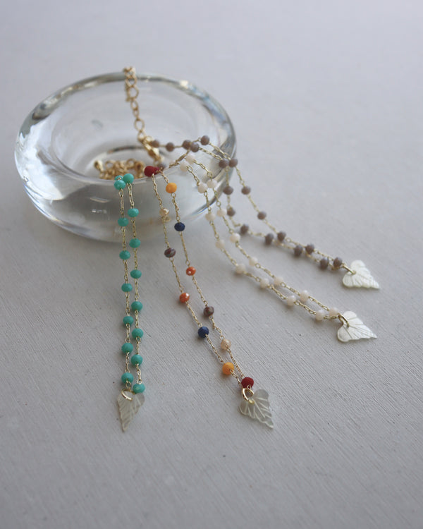 crystal chain anklet & bracelet