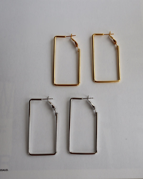 large square hoop pierce
