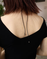 clear heart necklace