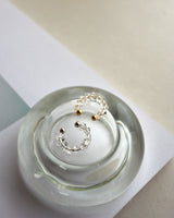 clear beads ear cuff