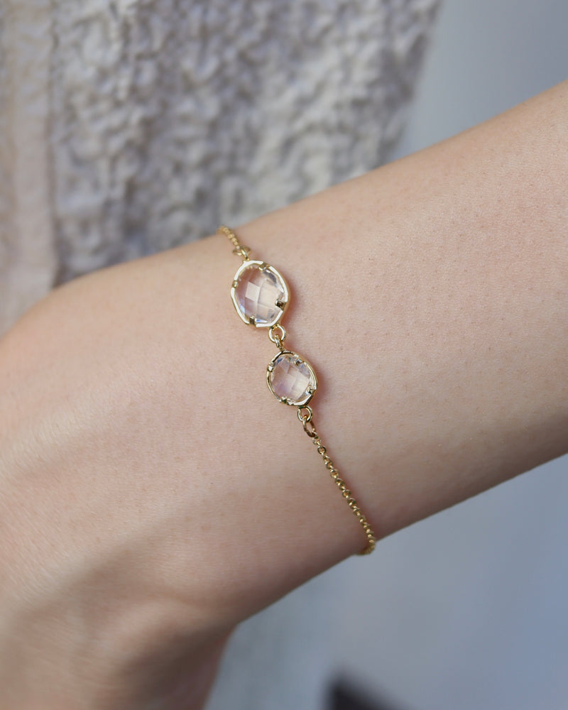 oval glass bracelet