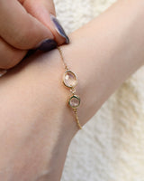 oval glass bracelet