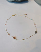 encrust gemstone necklace