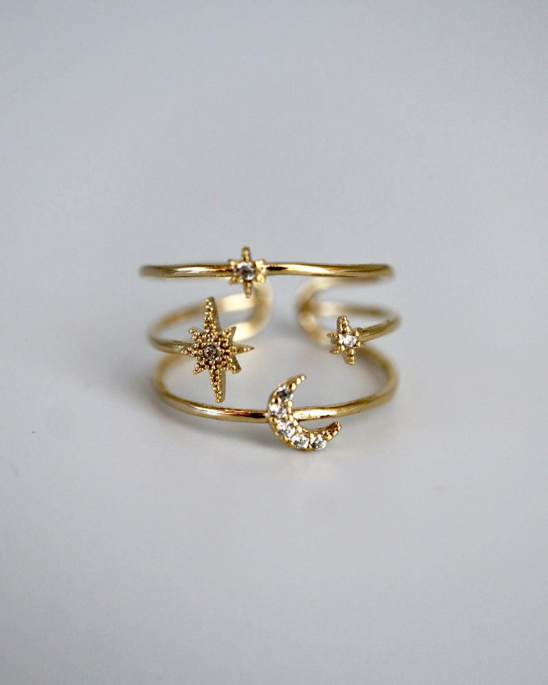 starry sky ring