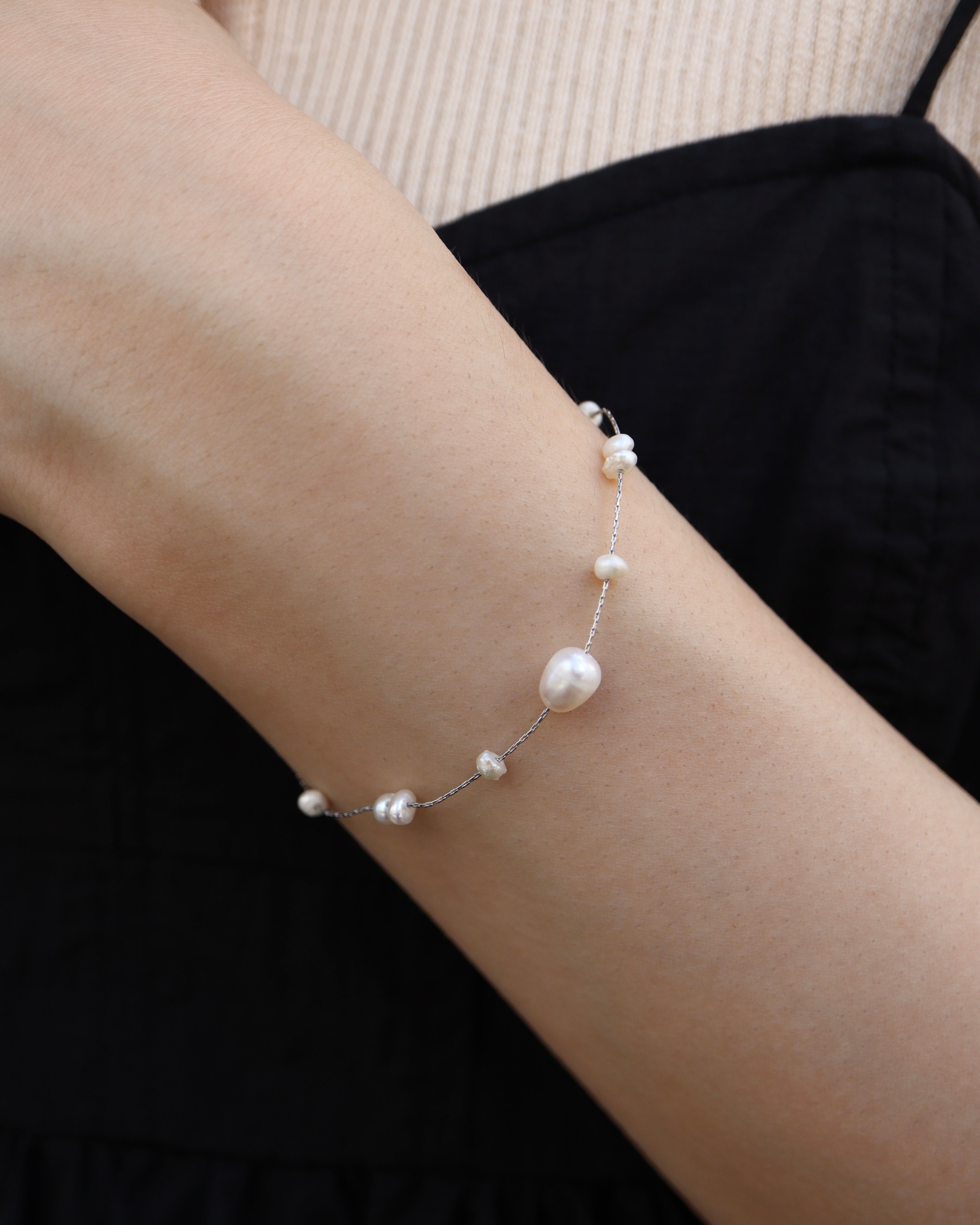 r.gradation pearl bracelet パールブレスレット r.gradation pearl bracelet パールブレスレット