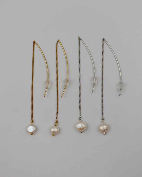 droopy pearl chain piece