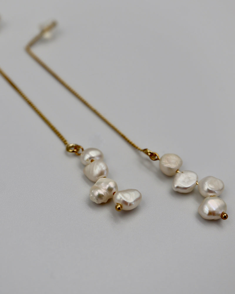 line pearl chain pierce