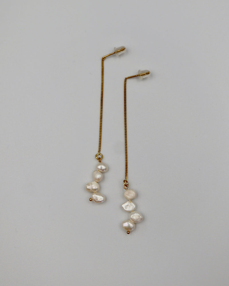 line pearl chain pierce