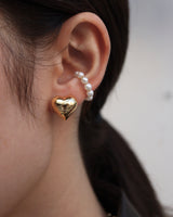 plump heart earring