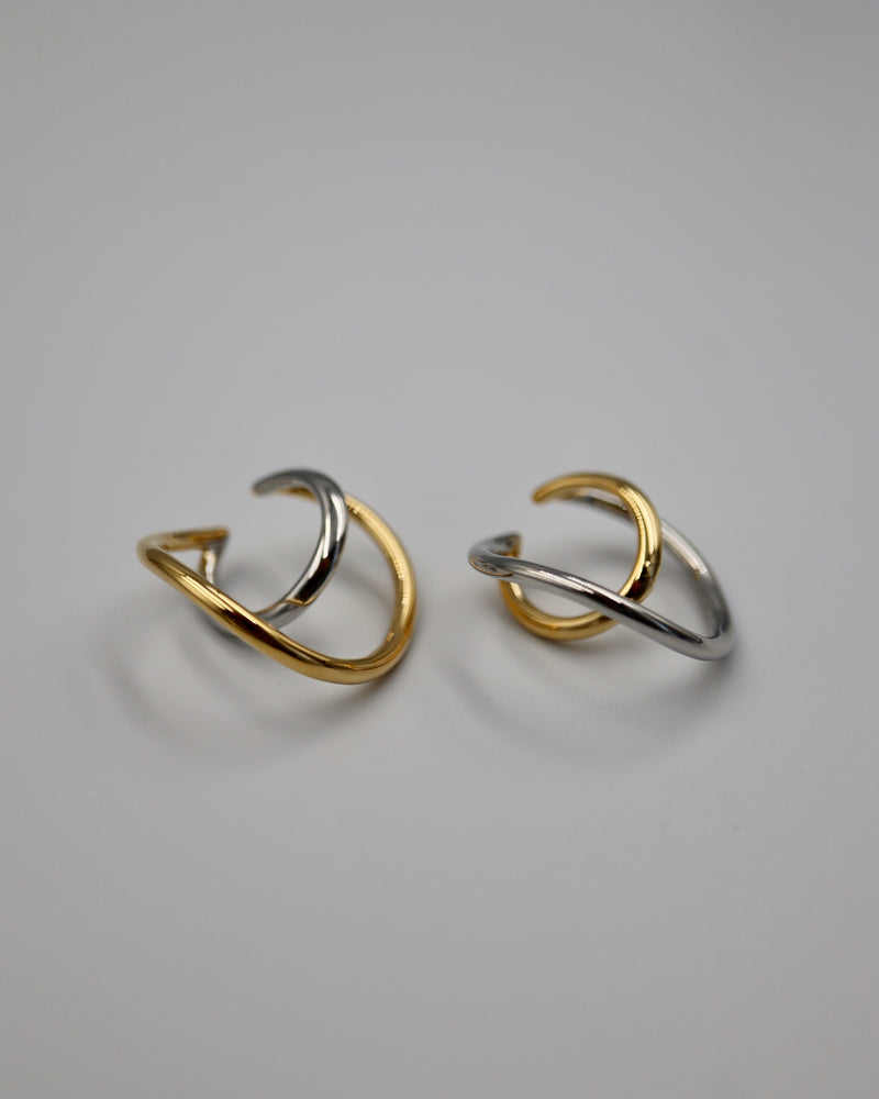 golsil ring & ring ear cuff