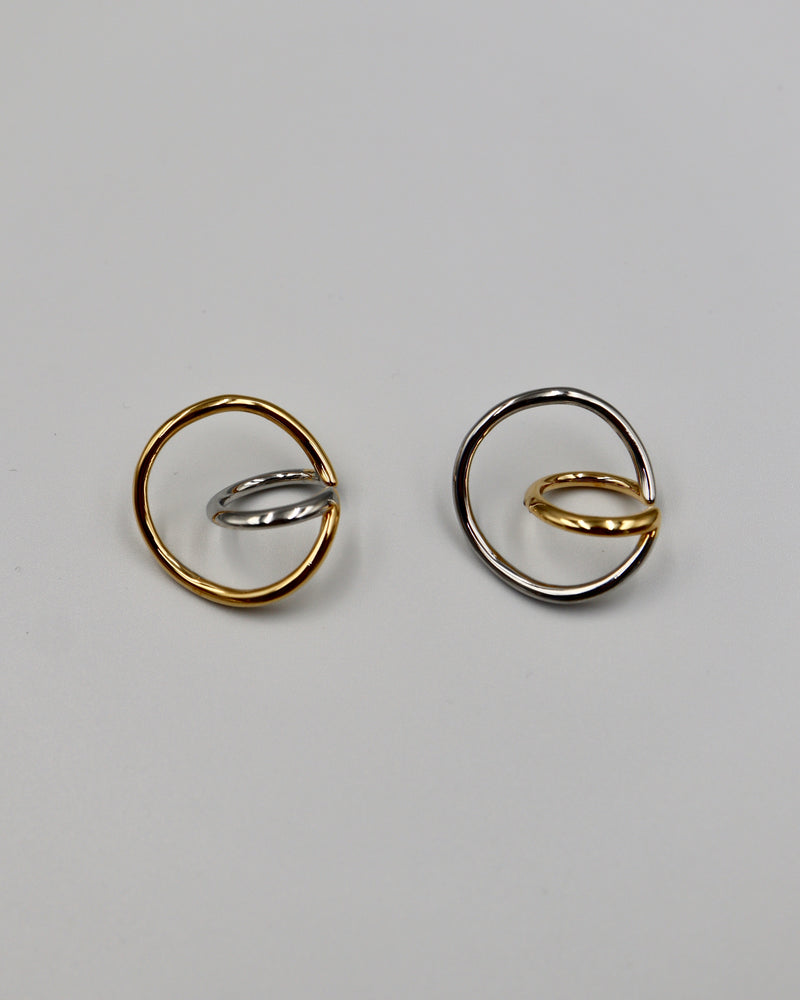 golsil ring & ring ear cuff