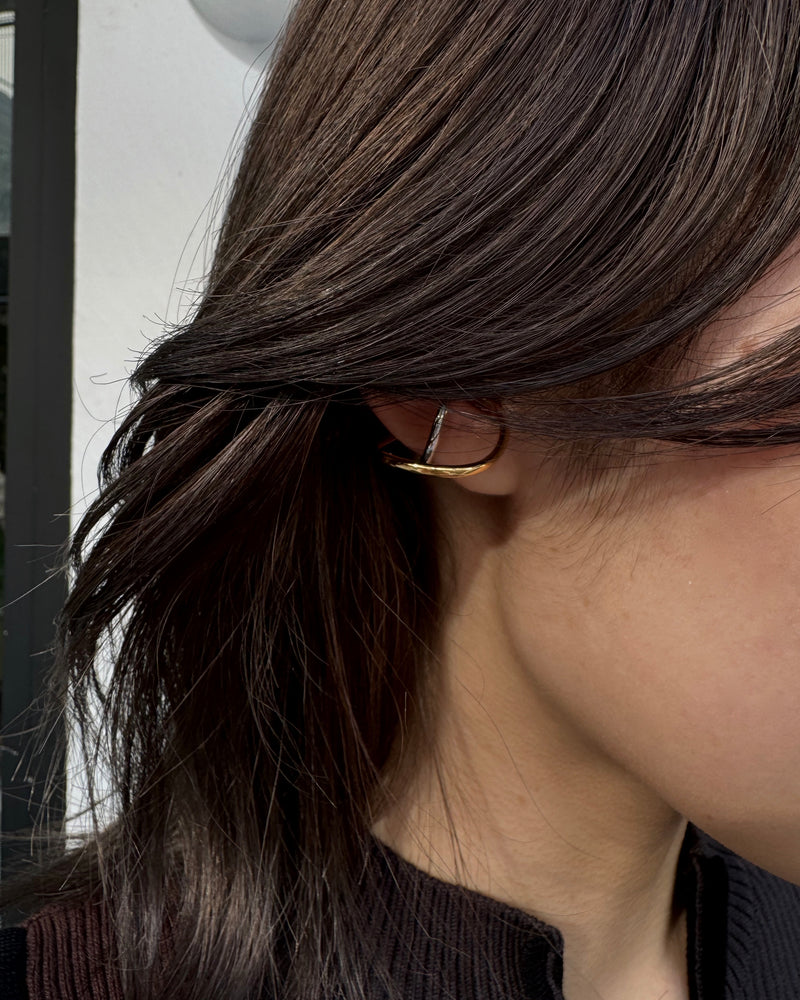 golsil ring & ring ear cuff