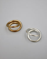 matte double stroke ring