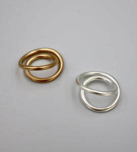 Matter Ring mit Doppelstrich