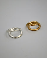 matte double stroke ring