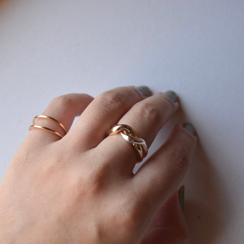 golsil wave ring