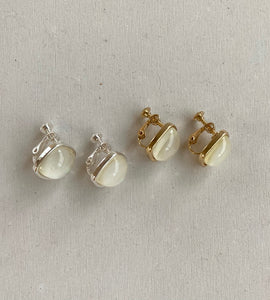 precious stone earring