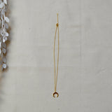 crescent moon necklace - beller