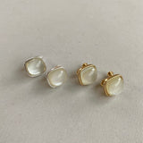 precious stone earring