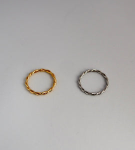 shiny twist ring