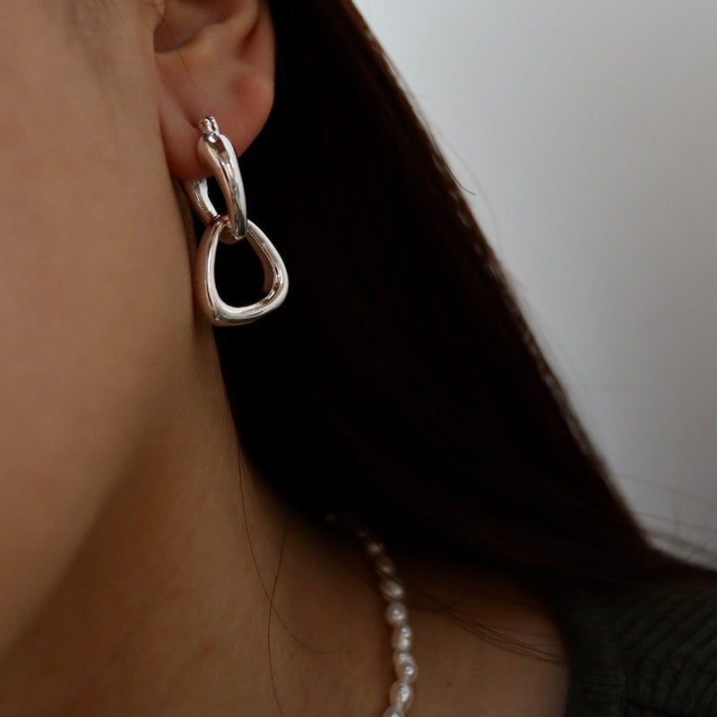 triangle hoop pierce