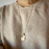 limp plate necklace