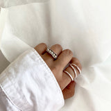 luxury overlap ring