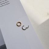 mini hoop cartilage pierce