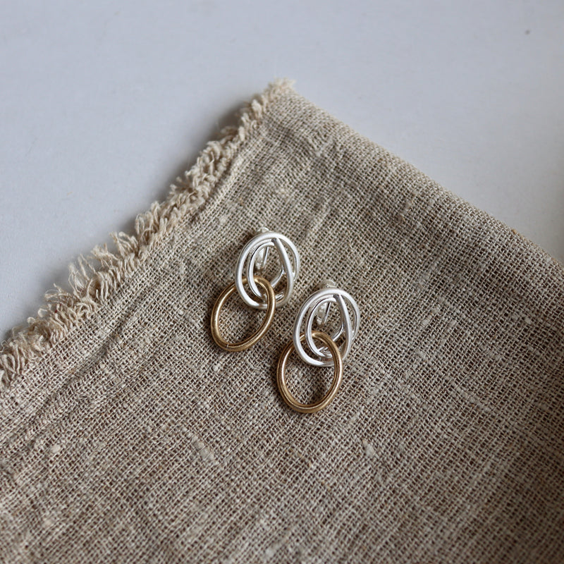golsil round earring