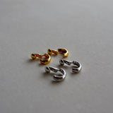 circle clip earring & earcuff