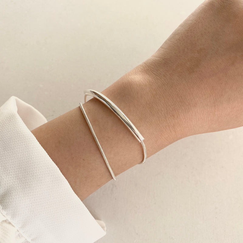 bent tube bracelet