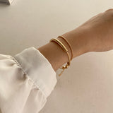 bent tube bracelet