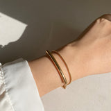bent tube bracelet