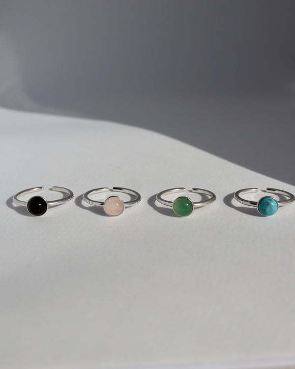 gemstone × silver925 limited ring