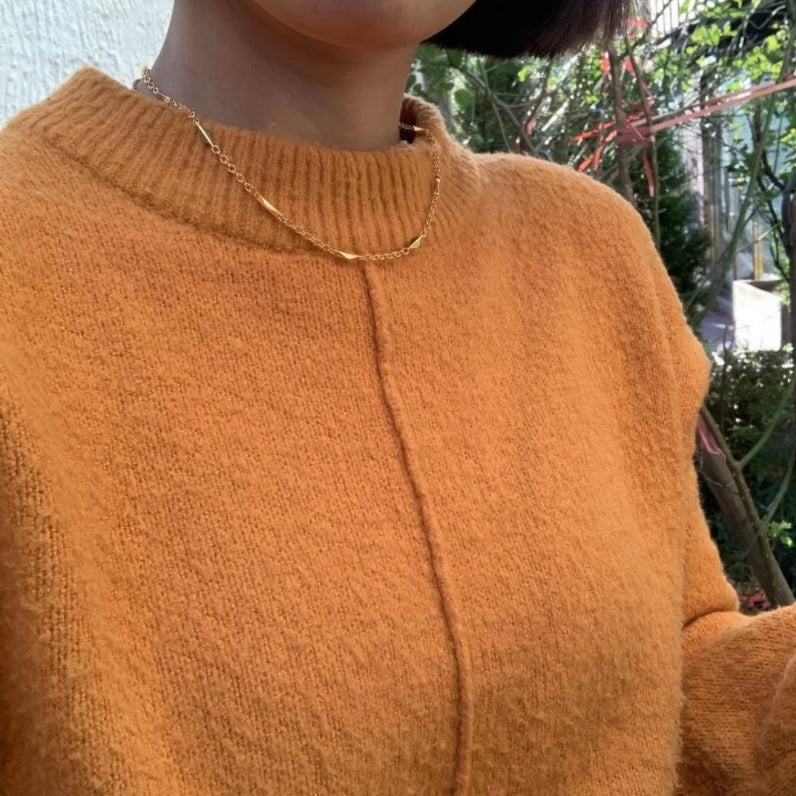 rhombus chain necklace