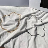 rhombus chain necklace